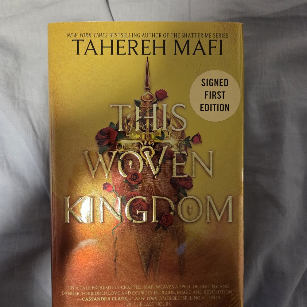 Signed First Edition 'This Woven Kingdom' Book